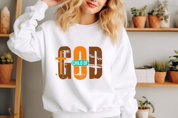 Child of God PNG, Jesus SVG for T-Shirt Designs