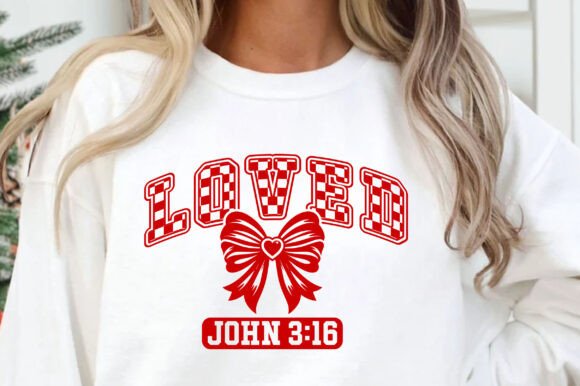 Christian Valentines PNG, Loved John 3 16