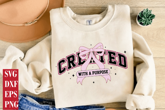 Created with a Purpose Png, Christian Png T-Shirt Designs