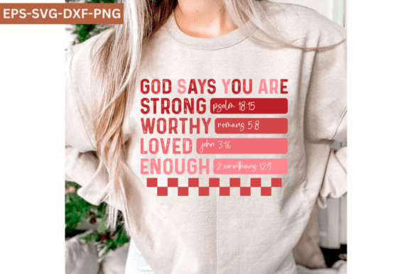 God Says I Am Valentine PNG, Jesus SVG
