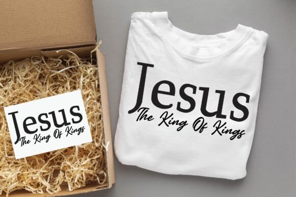 JESUS the KING of KINGS Christian Svg T-Shirt Designs