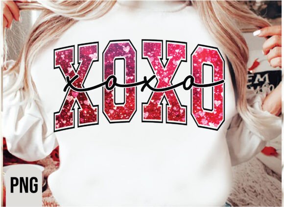 Sequin XOXO Png, Christian Valentine SVG